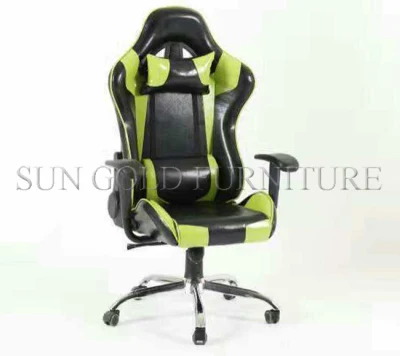Venta caliente barata de moda moderna hermosa silla de cuero para juegos Silla de carreras (SZ-GCR006)